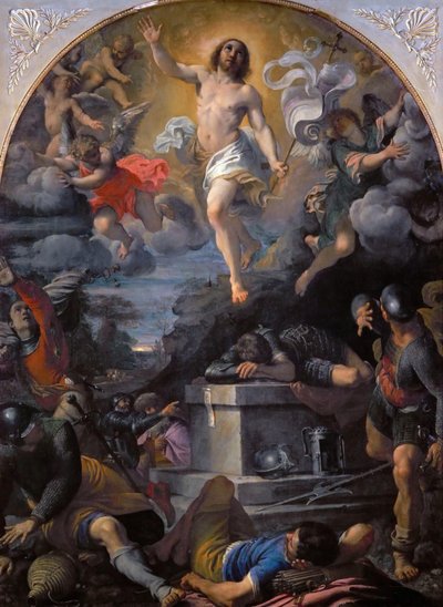 La resurrección de Cristo de Annibale Carracci